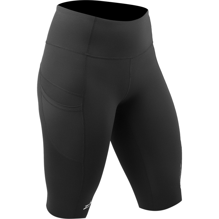 2024 Zhik Pantalones Cortos De Mujer Eco Spandex Srt-0063-w-blk - Negro